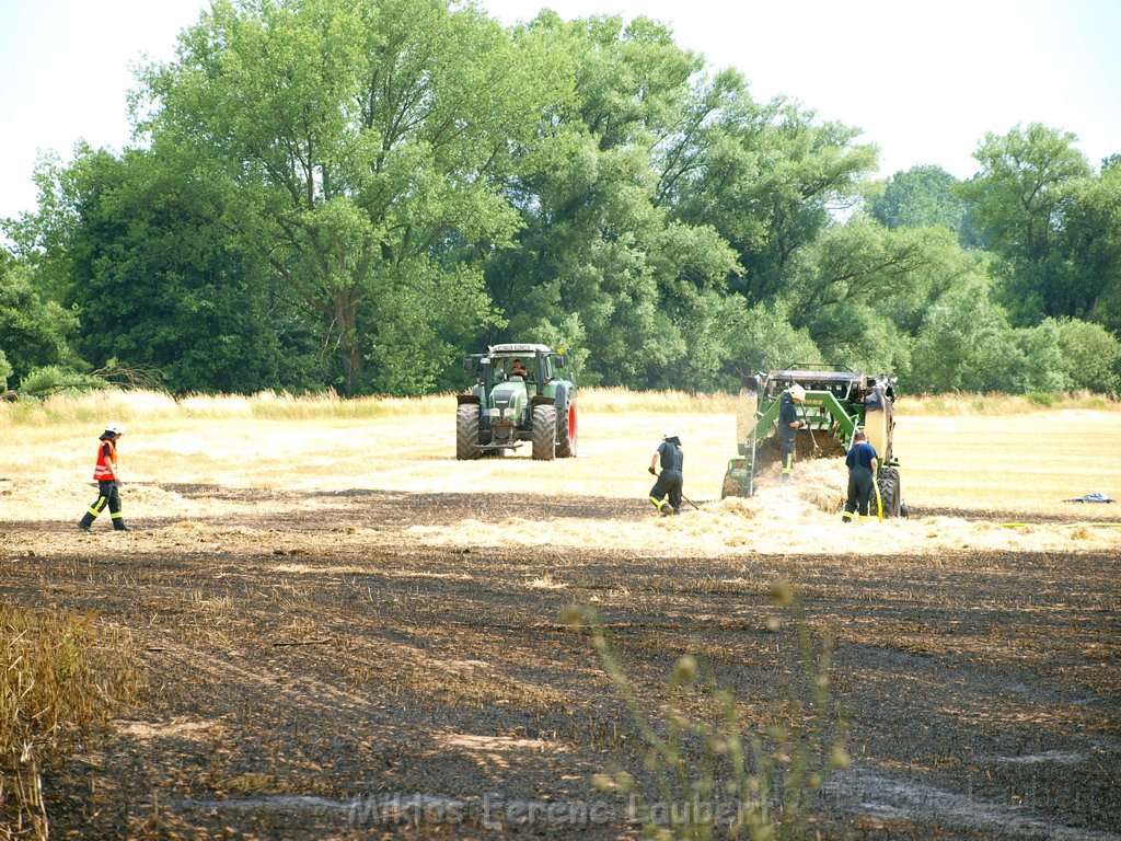 Bodenfeuer ausgeloest durch Strohballenpresse Koeln Holweide Colonia Allee P85.JPG